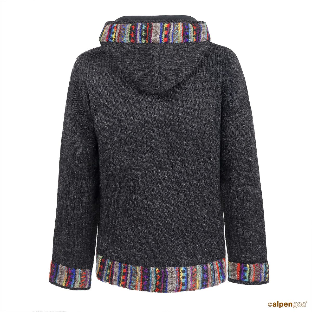 Wolljacke Modell Viomax Rückseite